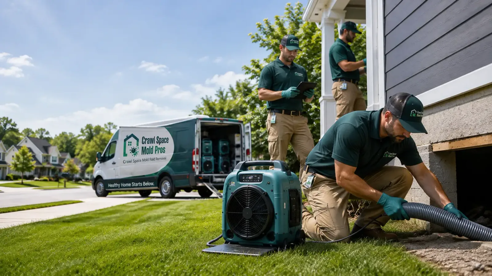 Crawl Space Mold Removal in Reynoldsburg, OH